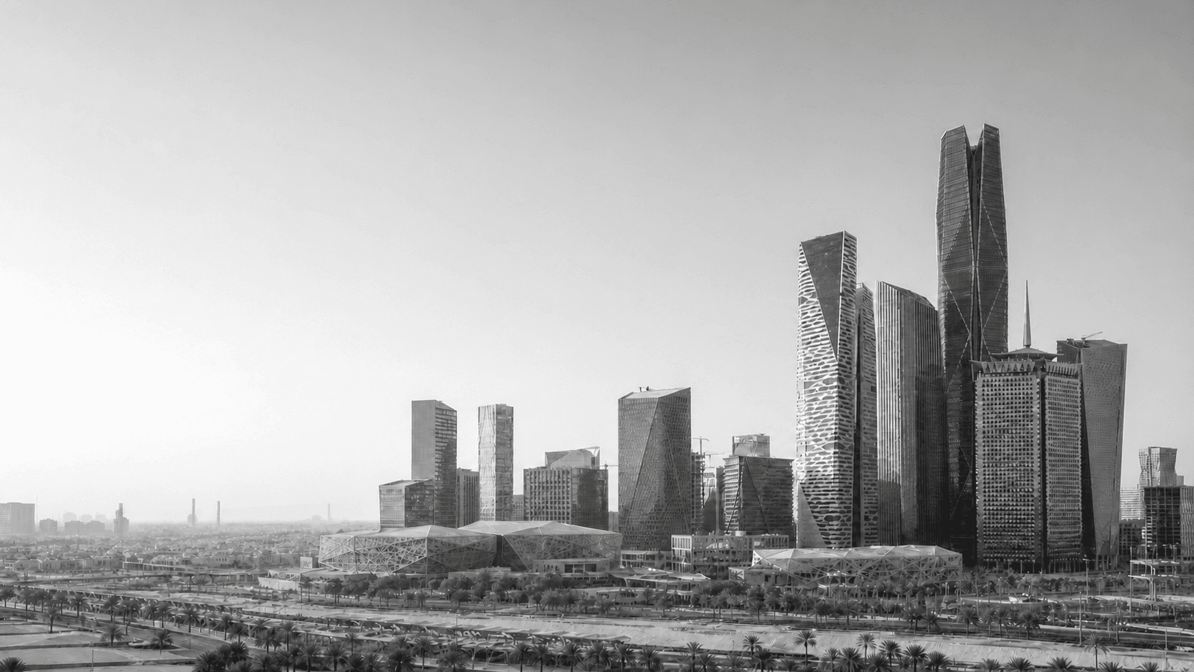 KAFD skyline in Riyadh